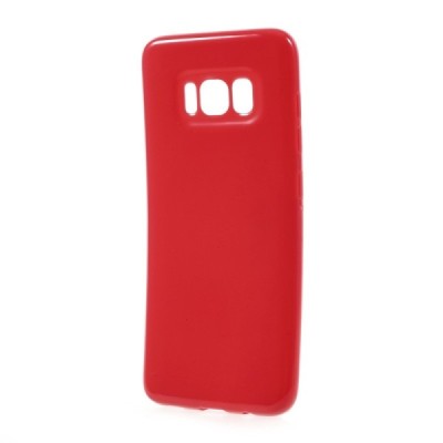 Samsung Galaxy S8 (G950) cieta silikona (TPU) sarkans apvalks / vacins.lv