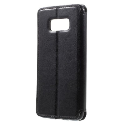 Samsung Galaxy S8 (G950) Roar Noble ādas atvēramais melns futrālis / Vacins.lv