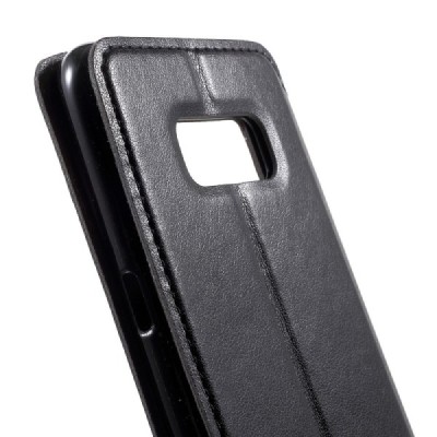 Samsung Galaxy S8 (G950) Roar Noble ādas atvēramais melns futrālis / Vacins.lv