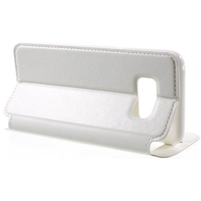 Samsung Galaxy S8 (G950) Roar Noble ādas atvēramais balts futrālis / Vacins.lv