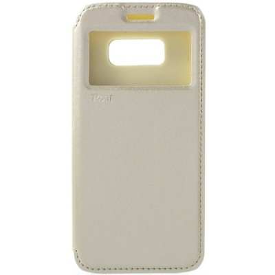 Roar Noble atverčiamas Samsung Galaxy S8 (G950) auksinis odinis dėklas / Priedai.lt