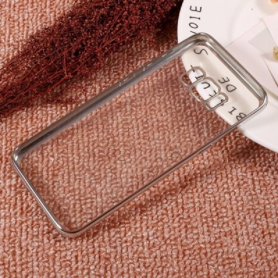 Samsung Galaxy S8+ (G955) Cieta silikona (TPU) dzidrs apvalks - sudrabs / vacins.lv