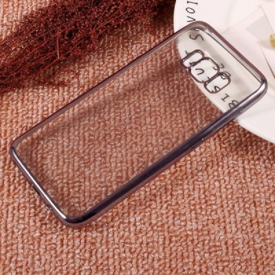 Samsung Galaxy S8 (G950) Silikoninis skaidrus dėklas, pilkas / Priedai.lt