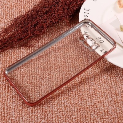 Samsung Galaxy S8 (G950) Cieta silikona (TPU) dzidrs apvalks - rozs / vacins.lv