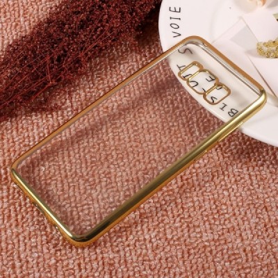 Samsung Galaxy S8 (G950) Cieta silikona (TPU) dzidrs apvalks - zelta / vacins.lv