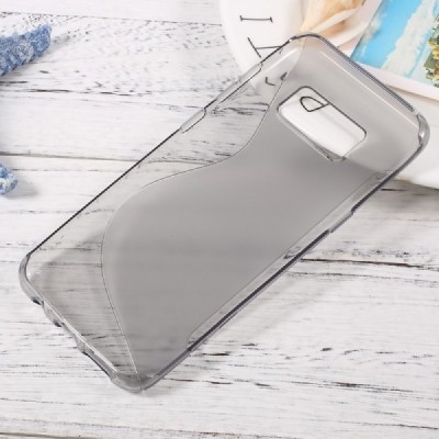 Samsung Galaxy S8+ (G955) cieta silikona (TPU) pelēks apvalks / Vacins.lv