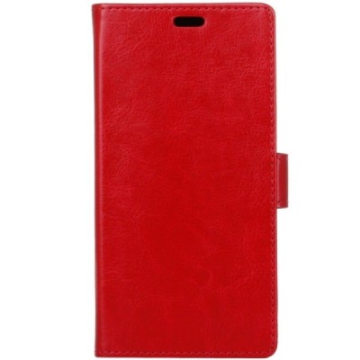 Huawei P10 Plus atvēramais ādas sarkans maciņš, grāmata (maks) / Vacins.lv