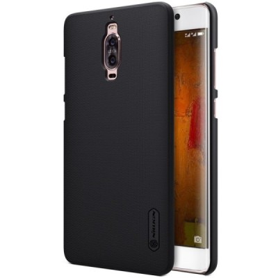 Huawei Mate 9 Pro Nillkin Frosted Shield melns plastmasas apvalks + ekrāna aizsargplēve / Vacins.lv
