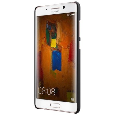Huawei Mate 9 Pro Nillkin Frosted Shield melns plastmasas apvalks + ekrāna aizsargplēve / Vacins.lv