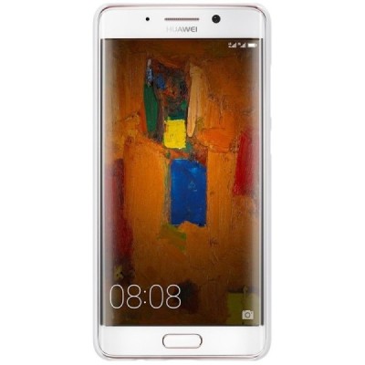 Huawei Mate 9 Pro Nillkin Frosted Shield baltas plastikinis dėklas + apsauginė ekrano plėvelė / Priedai.lt