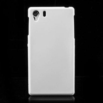 Sony Xperia Z1 Jelly Case balts cieta silikona (TPU) futrālis / Vacins.lv