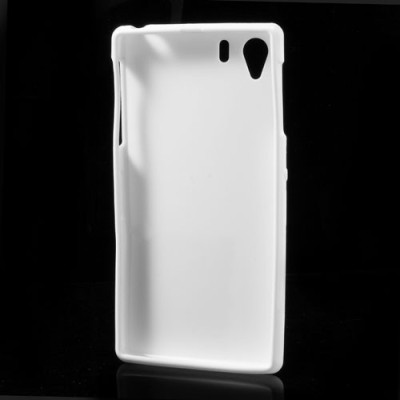 Sony Xperia Z1 Jelly Case balts cieta silikona (TPU) futrālis / Vacins.lv
