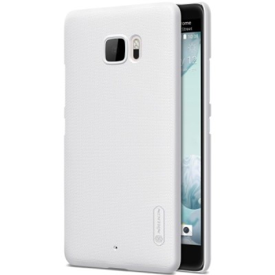HTC U Ultra (Ocean Note) Nillkin Frosted Shield balts plastmasas apvalks + ekrāna aizsargplēve / Vacins.lv