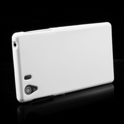 Sony Xperia Z1 Jelly Case balts cieta silikona (TPU) futrālis / Vacins.lv