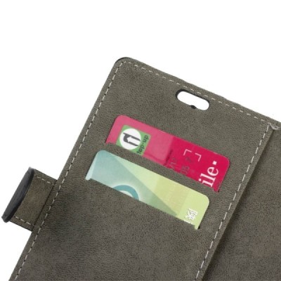 Huawei Mate 9 Pro (Huawei Mate 9 Pro Porsche Design) atverčiamas juodas odinis dėklas, knygutė - piniginė / Priedai.lt