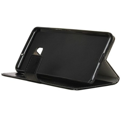 HTC U Ultra (Ocean Note) atvēramais ādas melns maciņš, grāmata (maks) / Vacins.lv