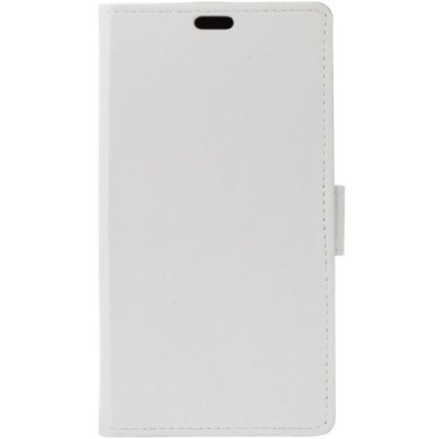 HTC U Ultra (Ocean Note) atvēramais ādas balts maciņš, grāmata (maks) / Vacins.lv