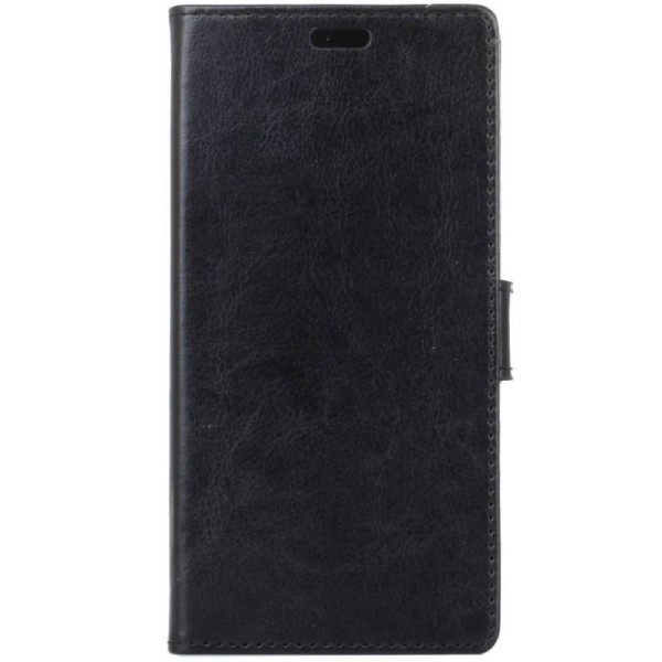 Atverčiamas dėklas, knygutė - juodas (P9 Lite 2017)