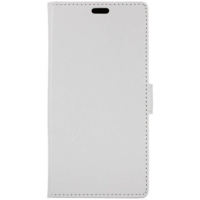 Huawei P9 Lite 2017 (Huawei P8 Lite 2017) atvēramais ādas balts maciņš, grāmata (maks) / Vacins.lv