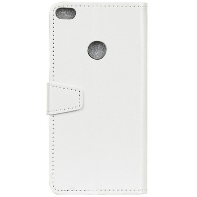 Huawei P9 Lite 2017 (Huawei P8 Lite 2017) atvēramais ādas balts maciņš, grāmata (maks) / Vacins.lv