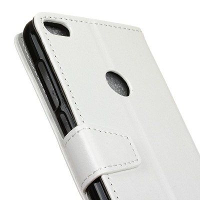 Huawei P9 Lite 2017 (Huawei P8 Lite 2017) atvēramais ādas balts maciņš, grāmata (maks) / Vacins.lv