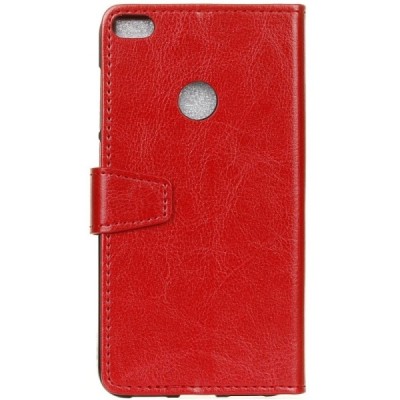 Huawei P9 Lite 2017 (Huawei P8 Lite 2017) atvēramais ādas sarkans maciņš, grāmata (maks) / Vacins.lv