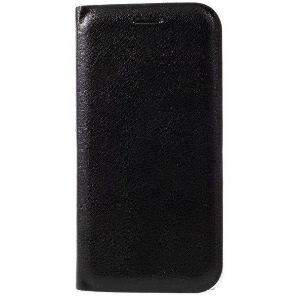 „Flip Wallet“ atvēramais ādas maciņš - melns (P9 Lite 2017)