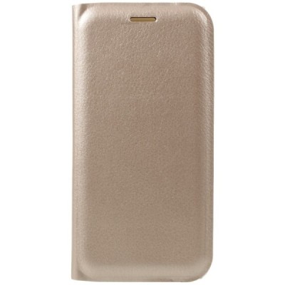 Huawei P9 Lite 2017 (Huawei P8 Lite 2017) zelta atvēramais Smart Wallet ādas maciņš - maks / Vacins.lv