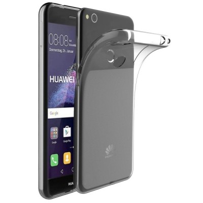 P9 Lite 2017 (Huawei P8 Lite 2017) dzidrs (caurspīdīgs) aizsedzams cieta silikona TPU pasaulē planākais apvalks / Vacins.lv