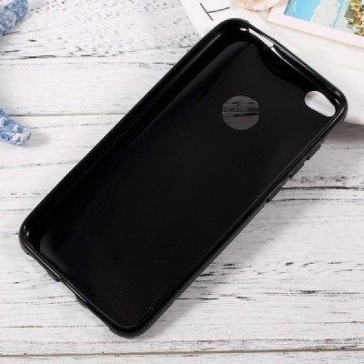 Huawei P9 Lite 2017 (Huawei P8 Lite 2017) cieta silikona (TPU) melns apvalks / vacins.lv