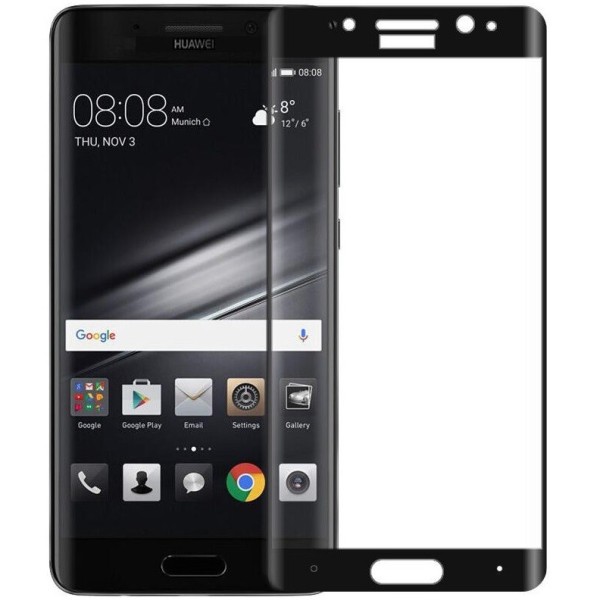 „Hat-Prince“ Tempered Glass apsauginis ekrano stiklas 0.26 mm - juodas (Mate 9 Pro)