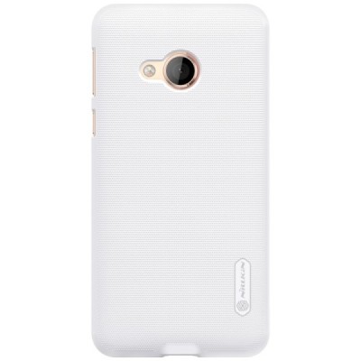 HTC U Play (Alpine) Nillkin Frosted Shield balts plastmasas apvalks + ekrāna aizsargplēve / Vacins.lv