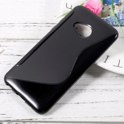 HTC U Play (Alpine) cieta silikona (TPU) melns apvalks / vacins.lv