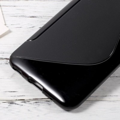 HTC U Play (Alpine) cieta silikona (TPU) melns apvalks / vacins.lv