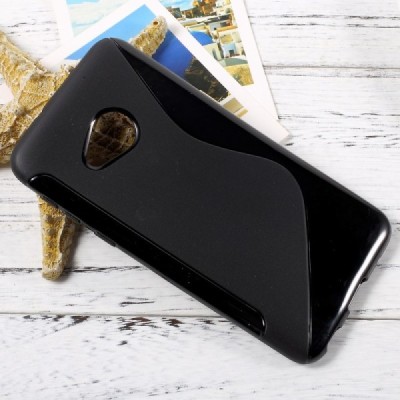 HTC U Play (Alpine) cieta silikona (TPU) melns apvalks / vacins.lv