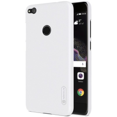 Huawei P9 Lite 2017 (P8 Lite 2017) Nillkin Frosted Shield balts plastmasas apvalks + ekrāna aizsargplēve / Vacins.lv