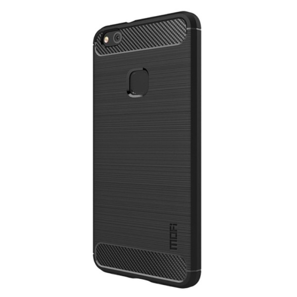 „Mofi“ Carbon cieta silikona (TPU) apvalks - melns (P10 Lite)