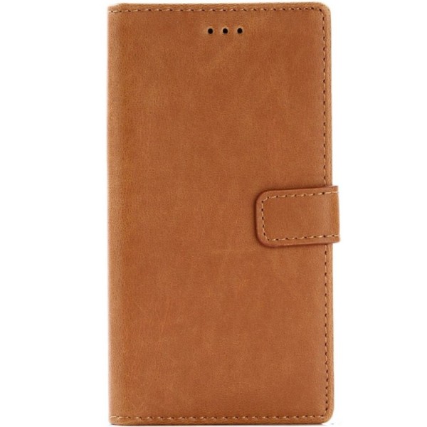 „Retro“ atverčiamas dėklas -šviesiai rudas (Xperia XZ / XZs)