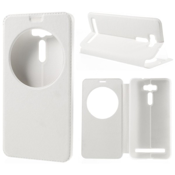 „View Window“ atverčiamas dėklas - baltas (Zenfone 2 Laser 6.0)