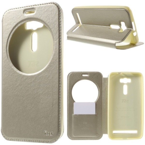 „Roar“ Noble atverčiamas dėklas - auksinis (Zenfone 2 Laser 6.0)