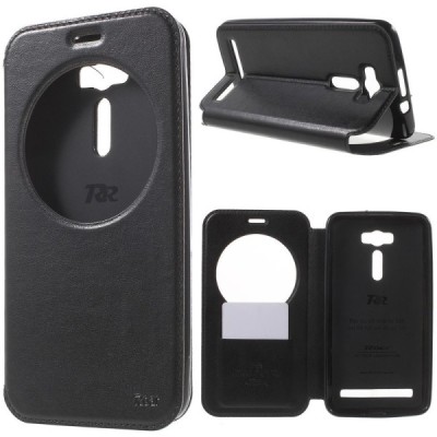 Roar Noble atverčiamas Asus Zenfone 2 Laser 6.0 (ZE600KL, ZE601KL) juodas odinis dėklas / Priedai.lt