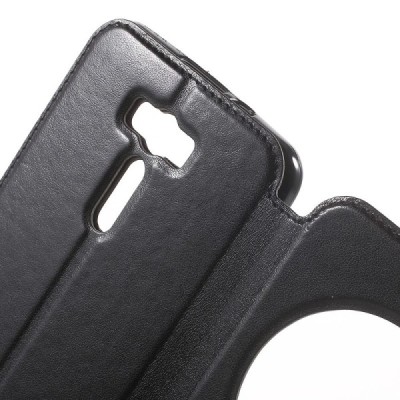 Roar Noble atverčiamas Asus Zenfone 2 Laser 6.0 (ZE600KL, ZE601KL) juodas odinis dėklas / Priedai.lt