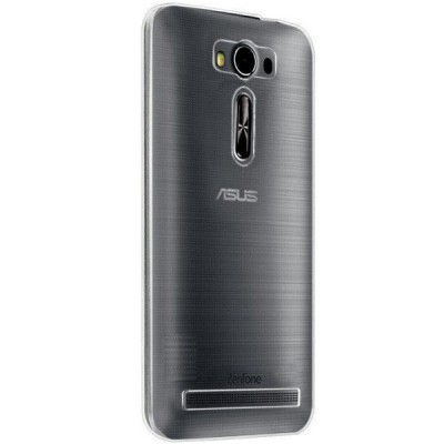 Asus Zenfone 2 Laser 6.0 (ZE600KL, ZE601KL) skaidrus (permatomas) kieto silikono TPU ploniausias pasaulyje dėklas / Priedai.lt