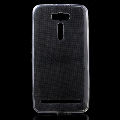 Asus Zenfone 2 Laser 6.0 (ZE600KL, ZE601KL) skaidrus (permatomas) kieto silikono TPU ploniausias pasaulyje dėklas / Priedai.lt