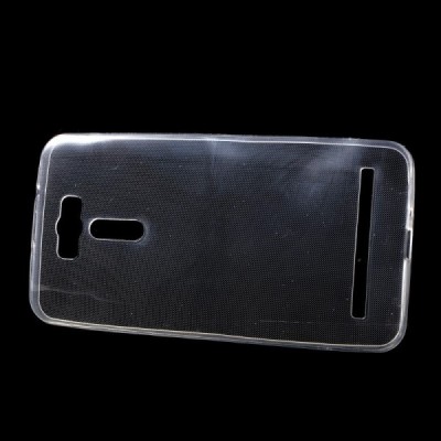 Asus Zenfone 2 Laser 6.0 (ZE600KL, ZE601KL) skaidrus (permatomas) kieto silikono TPU ploniausias pasaulyje dėklas / Priedai.lt