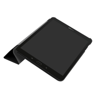 Samsung Galaxy Tab S3 9,7 (T820, T825) atverčiamas juodas odinis dėklas - knygutė (sulankstomas) / Priedai.lt