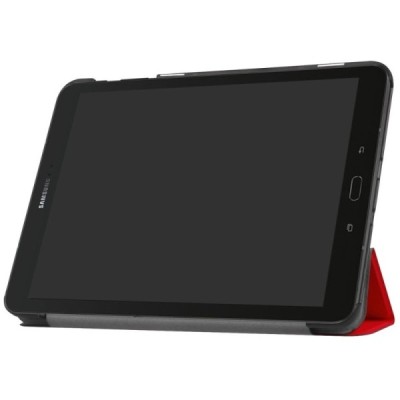 Samsung Galaxy Tab S3 9,7 (T820, T825) atverčiamas raudonas odinis dėklas - knygutė (sulankstomas) / Priedai.lt