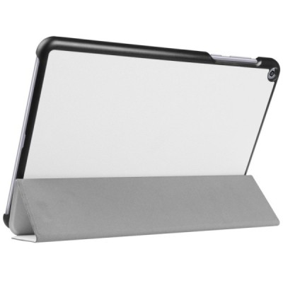 Asus ZenPad 3S 10 (Z500KL) atverčiamas baltas odinis dėklas - knygutė / Priedai.lt