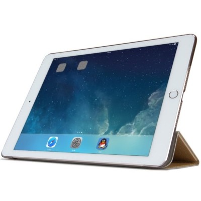 Apple iPad Air 2 plāns atvēramais smilšu krāsā futrālis / Vacins.lv