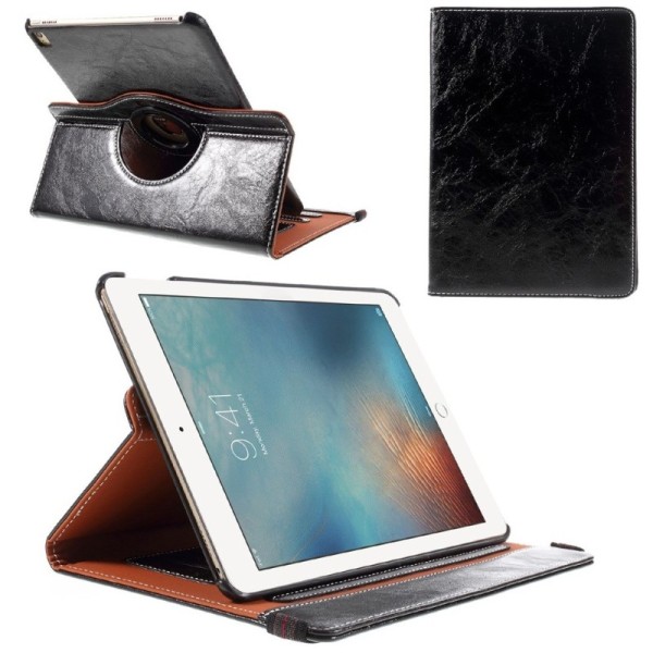 Solīds atvēramais futrālis 360° - melns (iPad Pro 9.7)